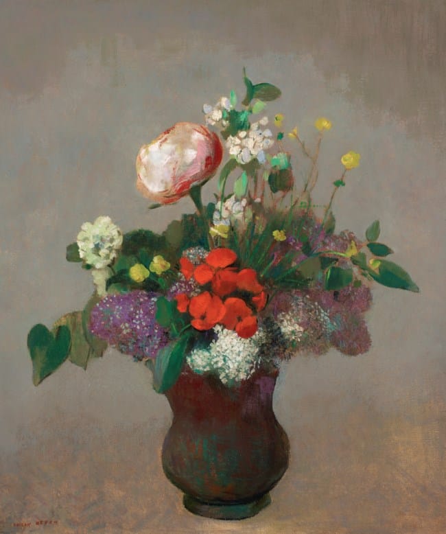 牡丹、天竺葵与丁香