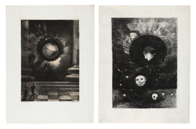 《萌芽（一）》；《幻象（二）》；选自专辑《在梦中》的版画