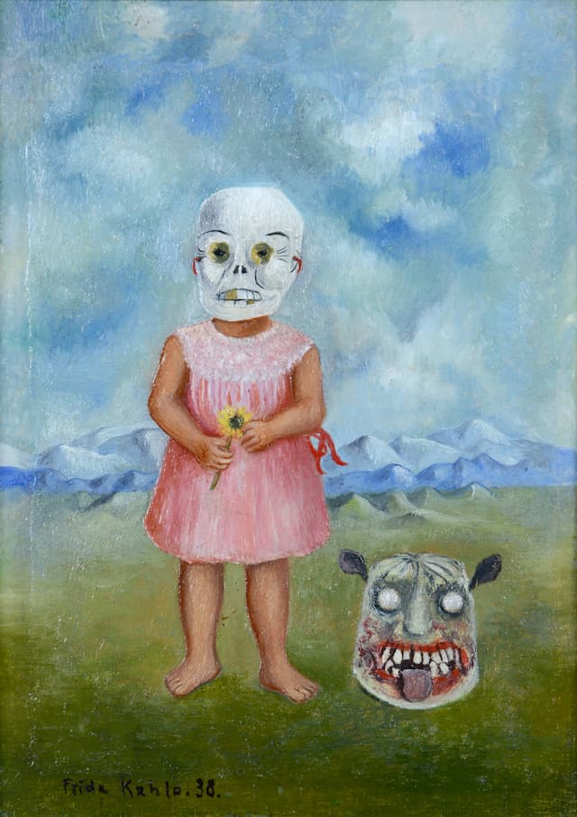 带死亡面具的女孩 Girl with Death Mask
